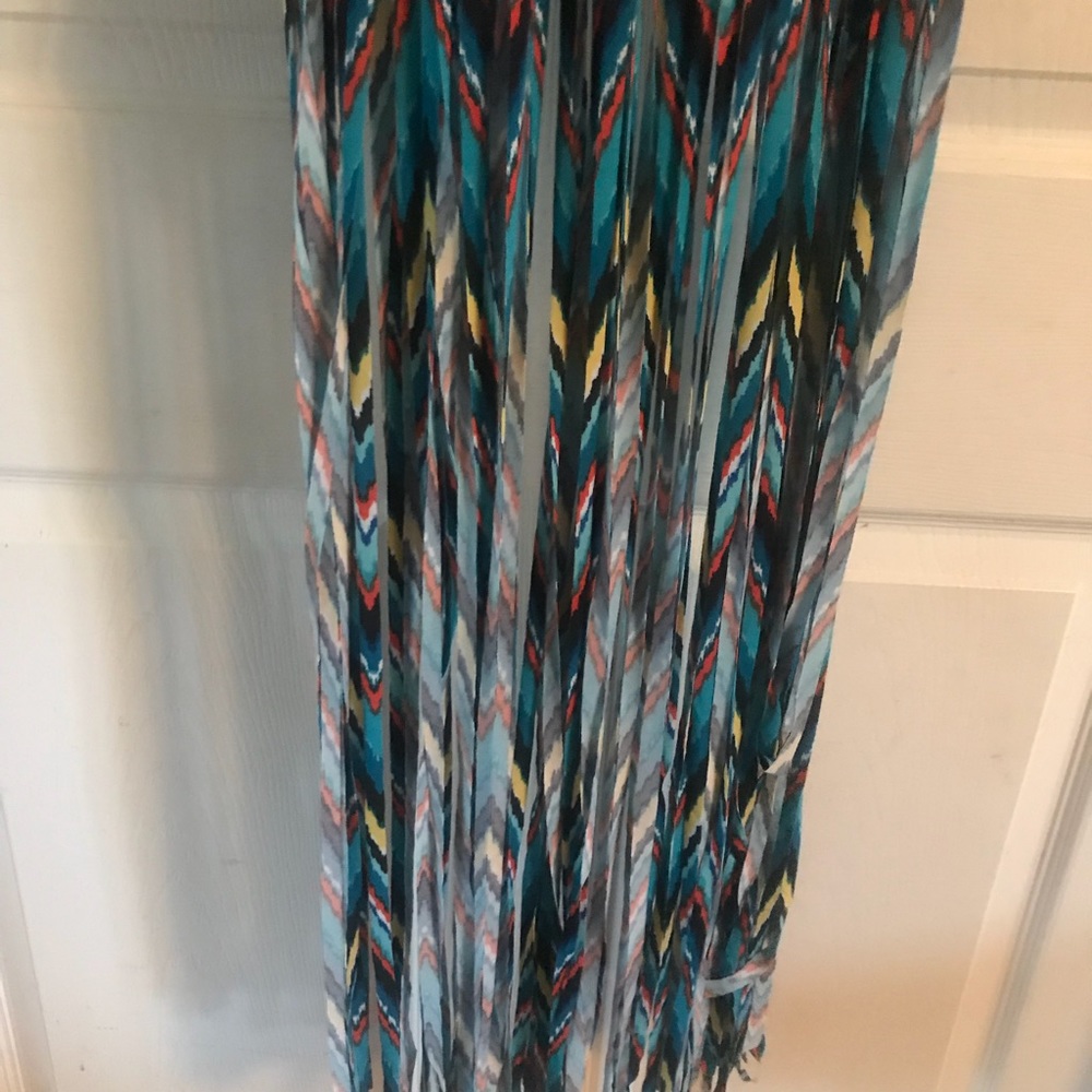 Multi-colored Fringed Maxi Dress - Picture 3 of 3